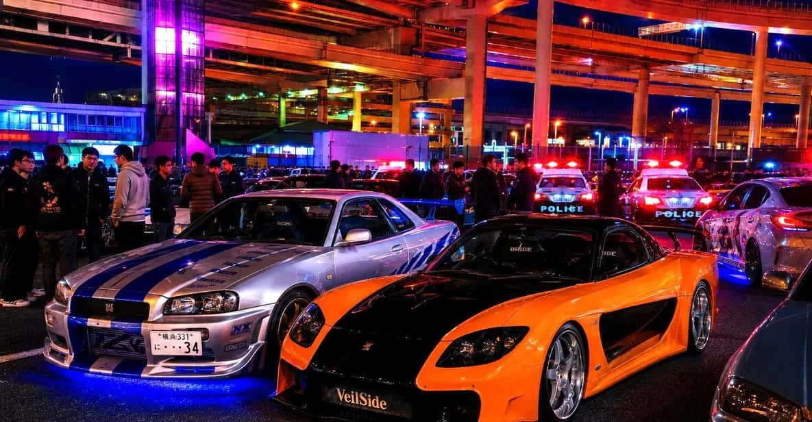 Tokyo Night Highway Drive Tour: Wangan Car Meets